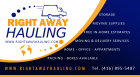 Right Away Hauling Inc. Logo